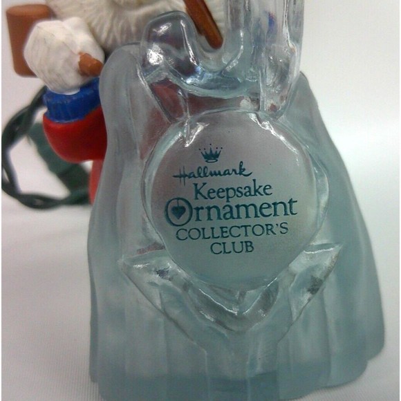 Vintage 1991 Hallmark Keepsake Ornament Beary Artistic Collectors Club - Picture 3 of 4